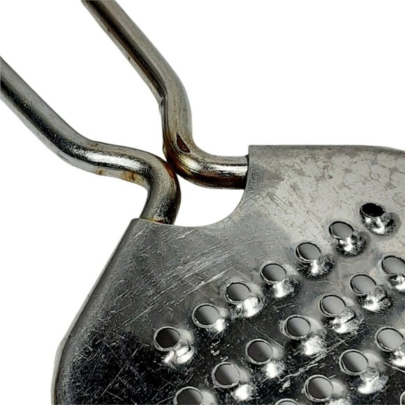 Vintage Zester Grater Curved Loop Handle, Stainless Steel Kitchen Tool - Picture 2 of 12